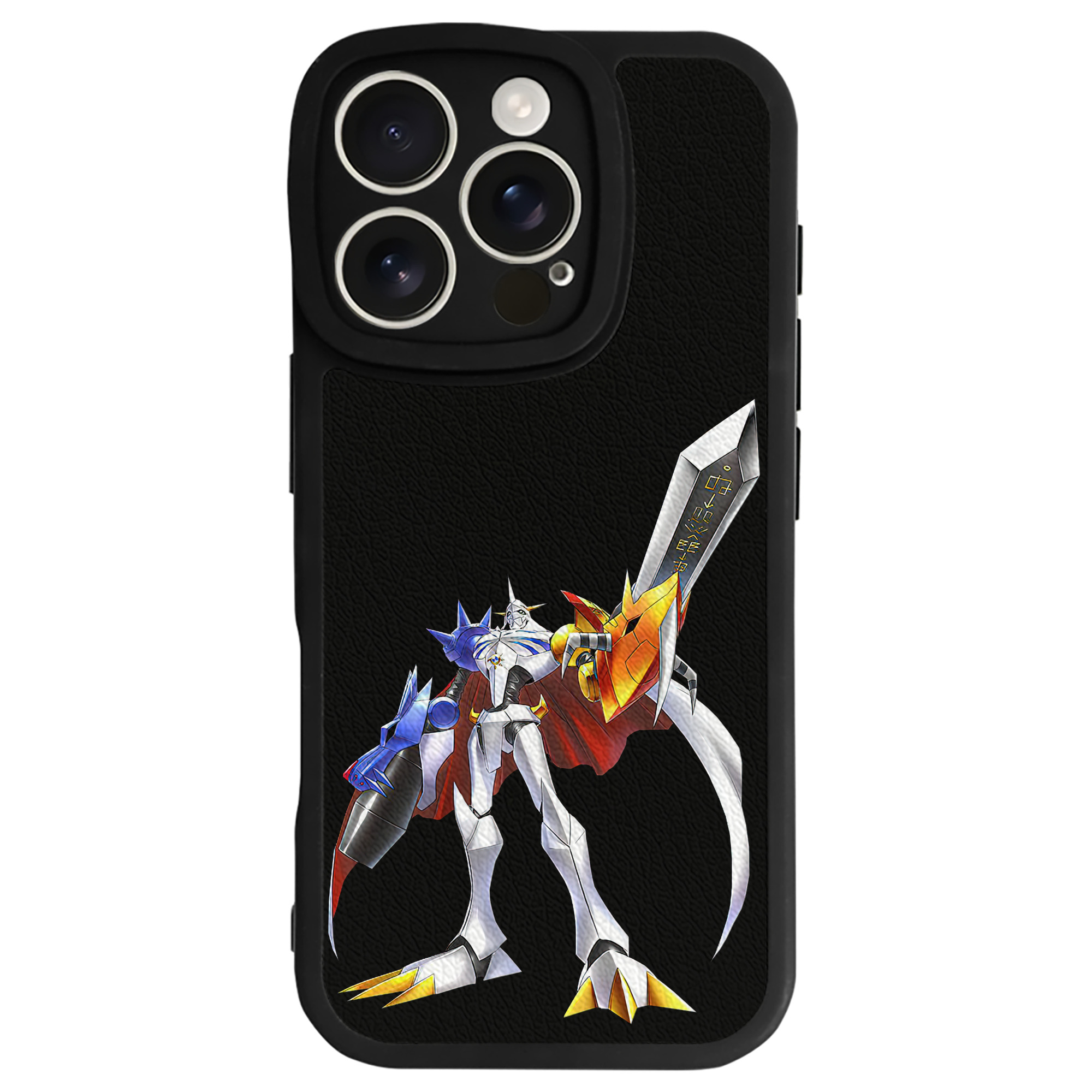 （画像用） Digimon デジタルモンスター/デジモン 【iPhone 16シリーズ対応】シリコンスマホケース（レザー調） 材質：シリコン